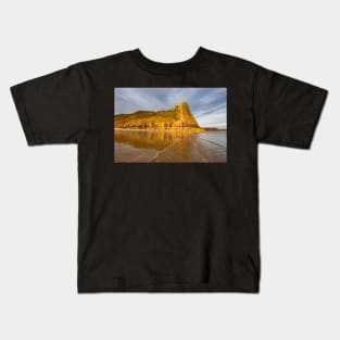 Great Tor and Tor Bay, Gower, Wales Kids T-Shirt